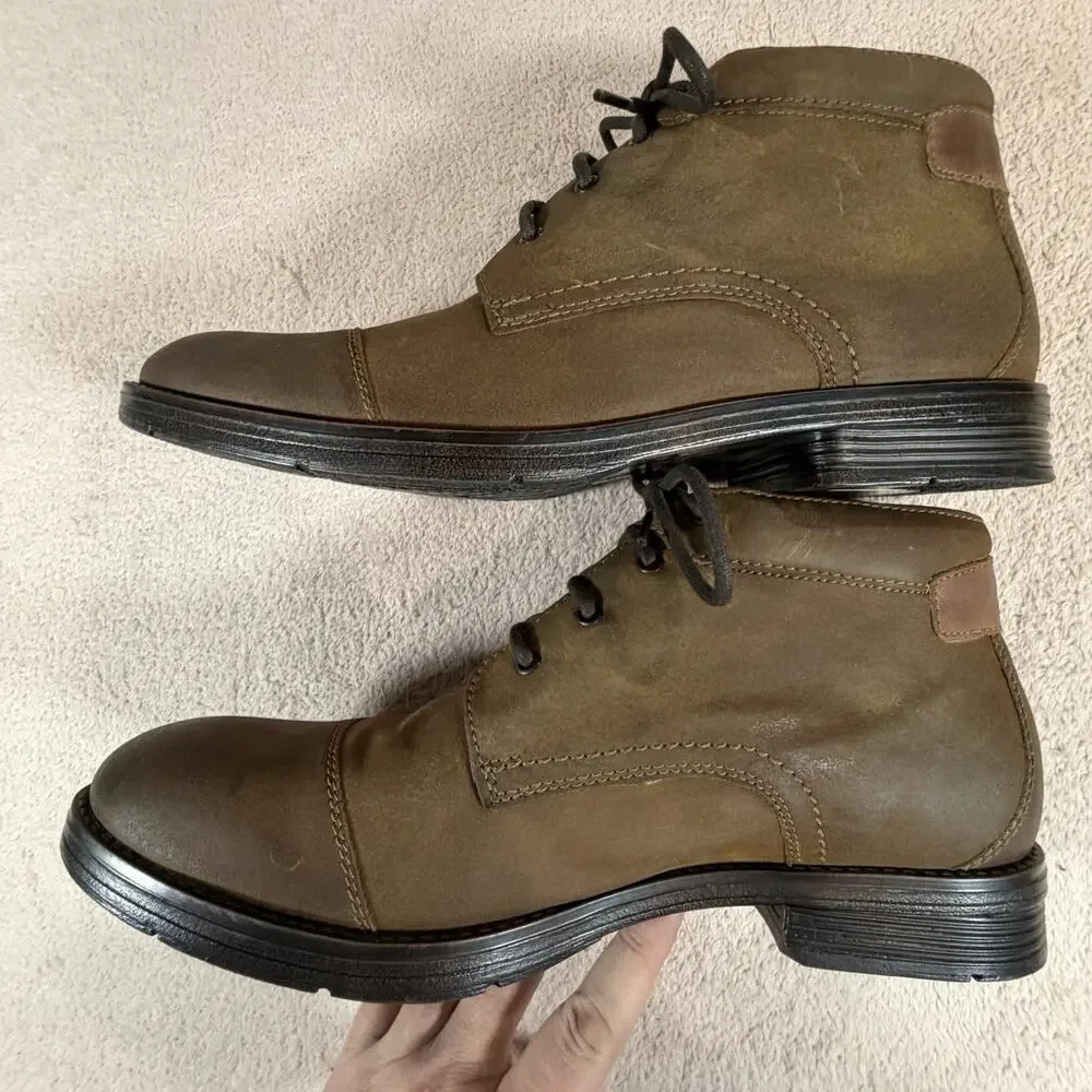 Clarks Devington Cap Mens 13M Leather Chukka Boots NWT READ